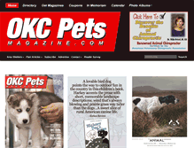 Tablet Screenshot of okcpetsmagazine.com